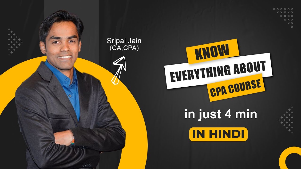 CPA course in 4 minutes (Hindi) US CPA exam, Scope, Jobs, Salary