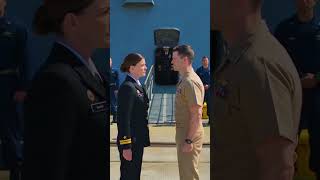 He Grabbed His Sister's Shoulder on the Gangway. Then an Admiral Saluted Her