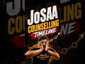 🔥JOSAA Counseling Timeline! #jee #jeemains #jee2026 #counselling #josaa #nit #iit