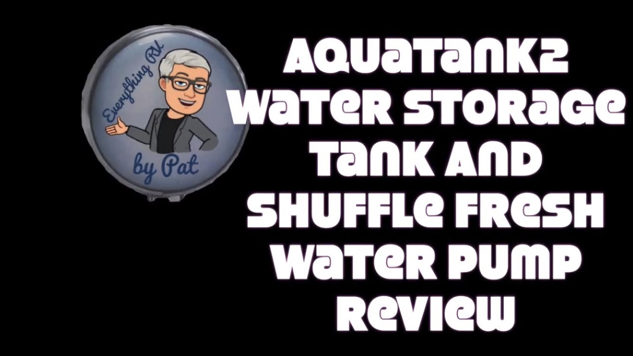 AQUATANK2 Water Storage Tank & Shurflo Fresh Water Pump Set up and
