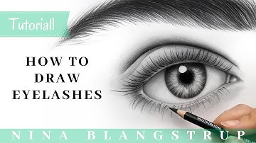 How to Draw Eyelashes│Step by Step Tutorial