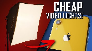 CHEAP Lights for GREAT Product Videos!