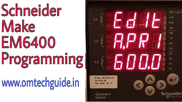 Schnieider Make EM6400 Programming
