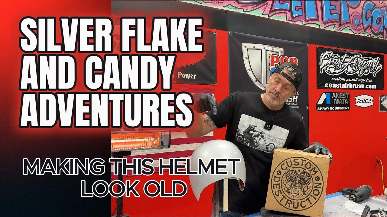 Motorcycle Helmet Metal Flake