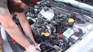 1992 Subaru Legacy EJ22t removal | Will's Builds Ep.27