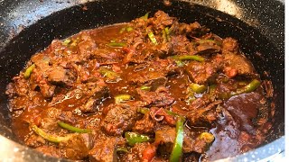 THE BEST LIVER (MAINI) STEW RECIPE FOR DINNER!!🤗❤️Delicious and easy to make recipe!!