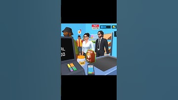 supermarket simulator 3D #viral #gaming #shorts