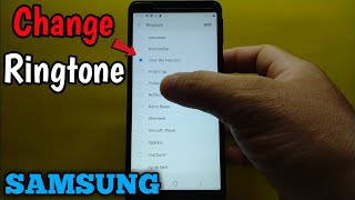 How to change ringtone on Samsung Galaxy A01 Core