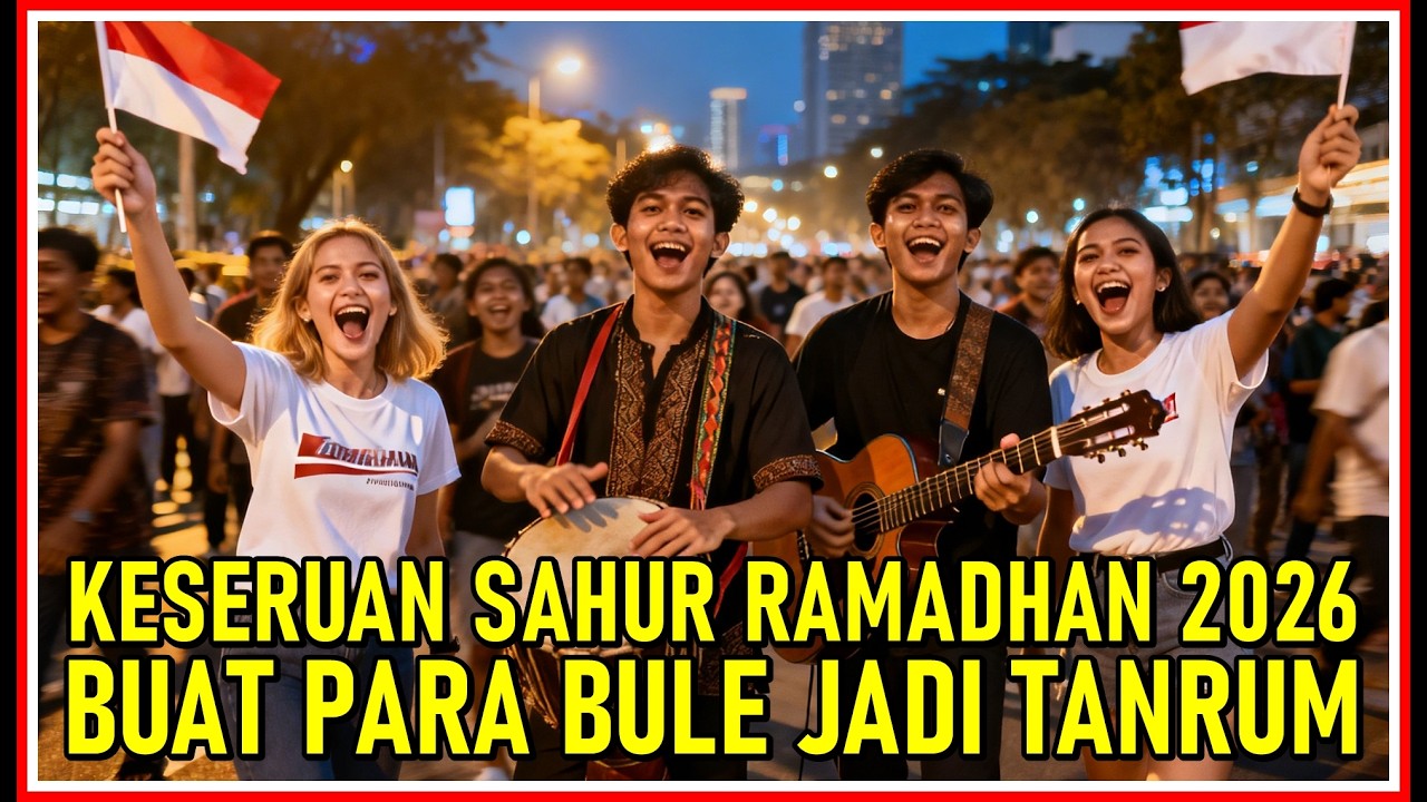 GOKIL ⁉️ KESERUAN SAHUR RAMADHAN INDONESIA 2026, BULE AJA SAMPAI IKUT-IKUTAN KEGIRANGAN ‼️