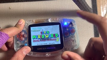 Game Boy Advance Laminated ips (settings tutorial)￼
