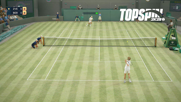 Top Spin 2K25 - Alexander Zverev Vs Matteo Berrettini I Wimbledon I Legend AI (PS5)