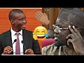 «Yalla na melni Yaw.."Me Bamba Cissé encense Sonko, qui coupe son intervention à l’Assemblée..