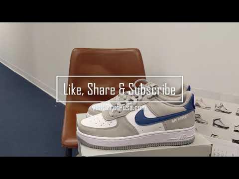 Nike Air Force 1 LV8 GS (White/White/Midnight Navy)