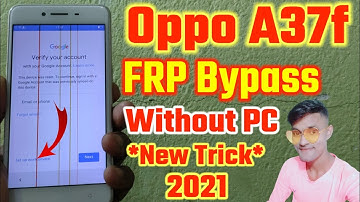 OPPO A37 FRP Bypass Without Pc | OPPO A37f FRP Remove 2 Min Only | OPPO Google Account Bypass