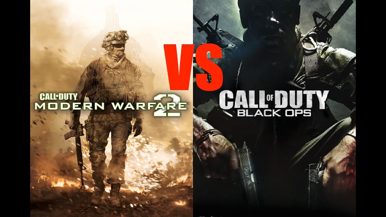 Modern Warfare 2 vs Black Ops Multiplayer Gameplay YouTube