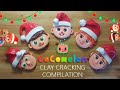 Christmas cocomelon family clay cracking compilation 크리스마스 코코멜론  가족 점토 부수기 위주로 편집