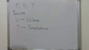 Introduction : Thermodynamic Variables