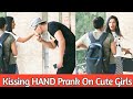 Hand KISSING Prank (GONE ROMANTIC) || Pranks in India || Prank On girls || MindlessLaunde