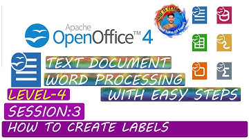 level 4 Apache Office s-3 How to create Labels II NSQF IT