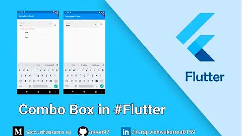 Flutter || Dropdown & Textfield in One Widget || Combo Box