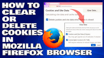 How To Clear or Delete Cookies in Mozilla Firefox Browser [Guide]