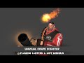 TF2 - Heavy unusual coupe - flaming lantern effect &amp; Minigun - Hot effect