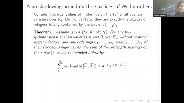 New constraints on the Galois configurations of algebraic integers.. - Vesselin Dimitrov