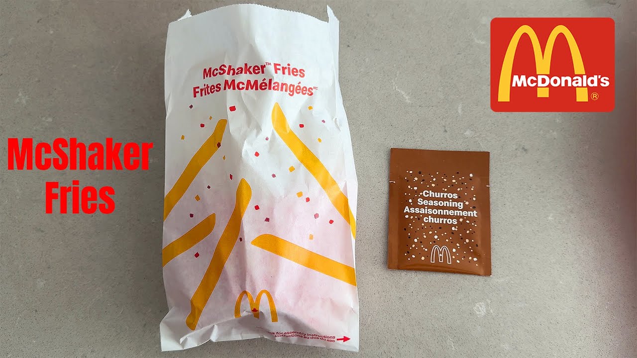 McDonald's Churros McShaker Fries - YouTube