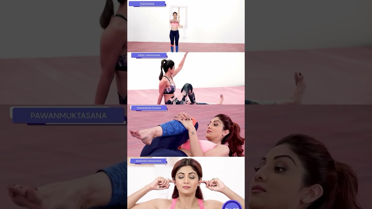 Yoga for Stress Relief | Gentle Flow, Breathwork & Relaxation | Shilpa Shetty Yoga