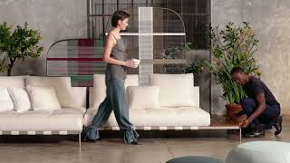 Saba Italia Pixel Light Outdoor Sofa Henri Living