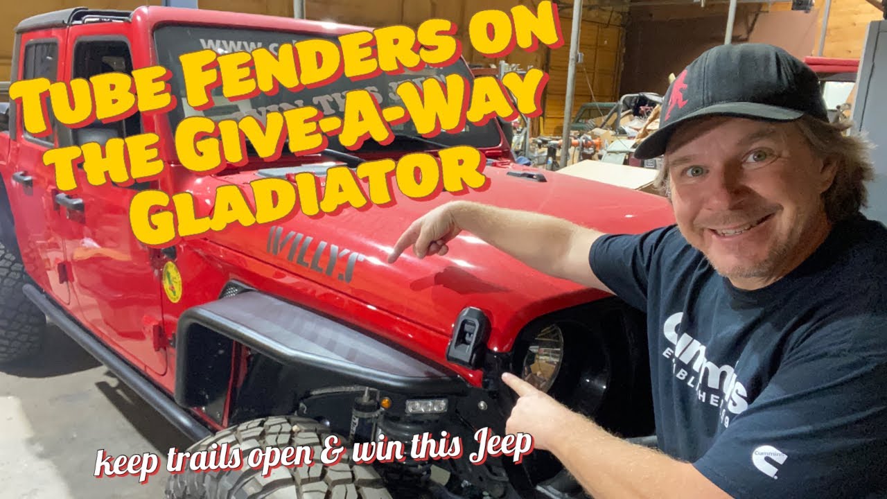 Dirt Daily. Adding Tube Fenders to the Give-A-Way Gladiator