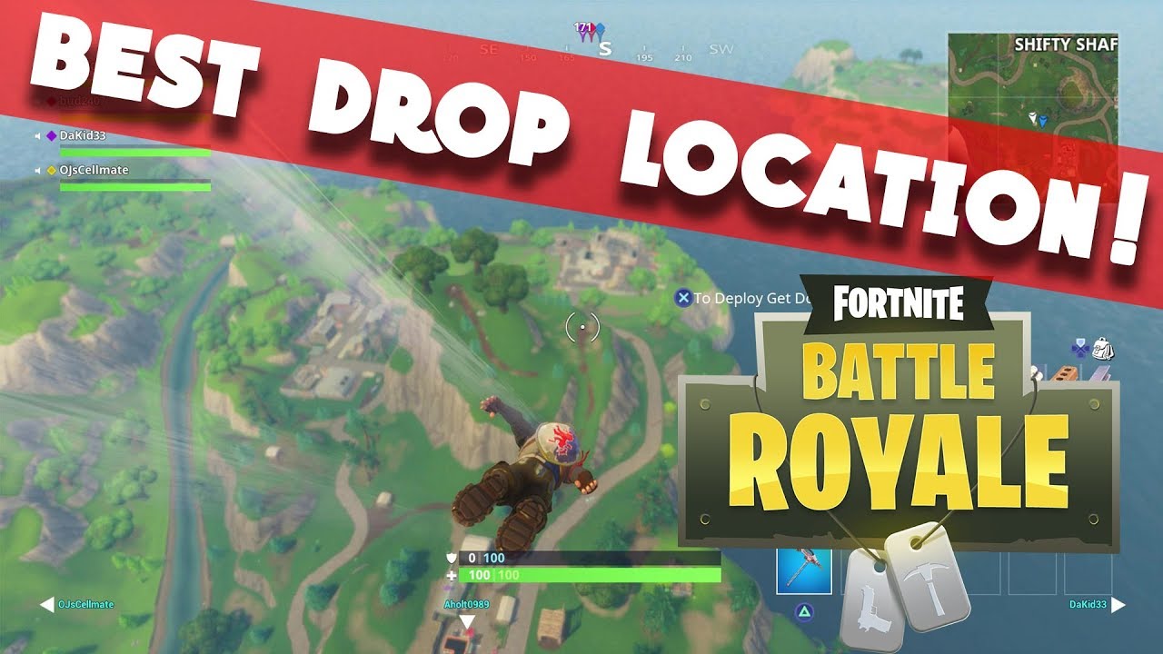 Best Fortnite Drop Location Easiest Way To Win Fortnite Battle - best fortnite drop location easiest way to win fortnite battle royale squad gameplay