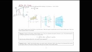 6.3 Volumes of Revolution - Example 3 Disk with Shifted Axis