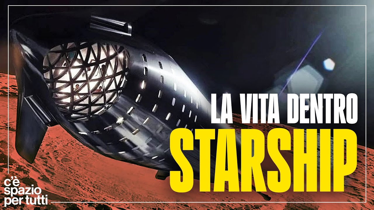 Ecco Svelato come Sarà la Vita all'interno di Starship di SpaceX! YouTube