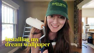installing my dream wallpaper and tackling the stairs (episode 7)