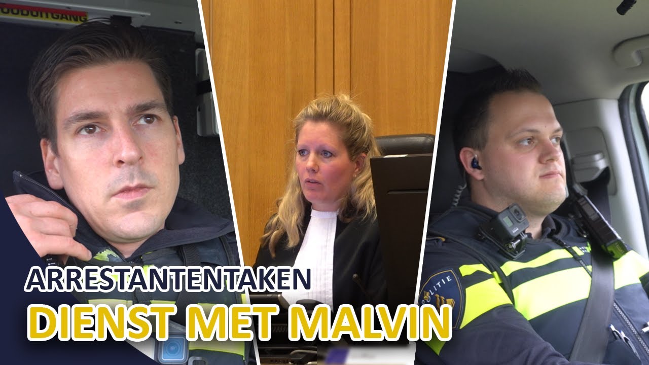 Politie | Arrestantentaken | Paleis van Justitie Den Bosch | Een dienst mee met Malvin.