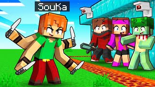 Mutant SOUKA VS Maison Ultra sécurisée sur Minecraft !