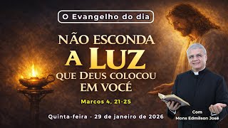 EVANGELHO DO DIA - 29/01/2026 - #HOMILIA DIÁRIA - #EVANGELHO DE HOJE - #LITURGIA DE HOJE