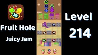 🎯 Fruit Hole Level 214 Walkthrough | Fun Fruit Puzzle Game 🍓 | SolutionGuruji