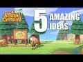 5 AMAZING Design Ideas For YOUR Island | Animal Crossing New Horizons