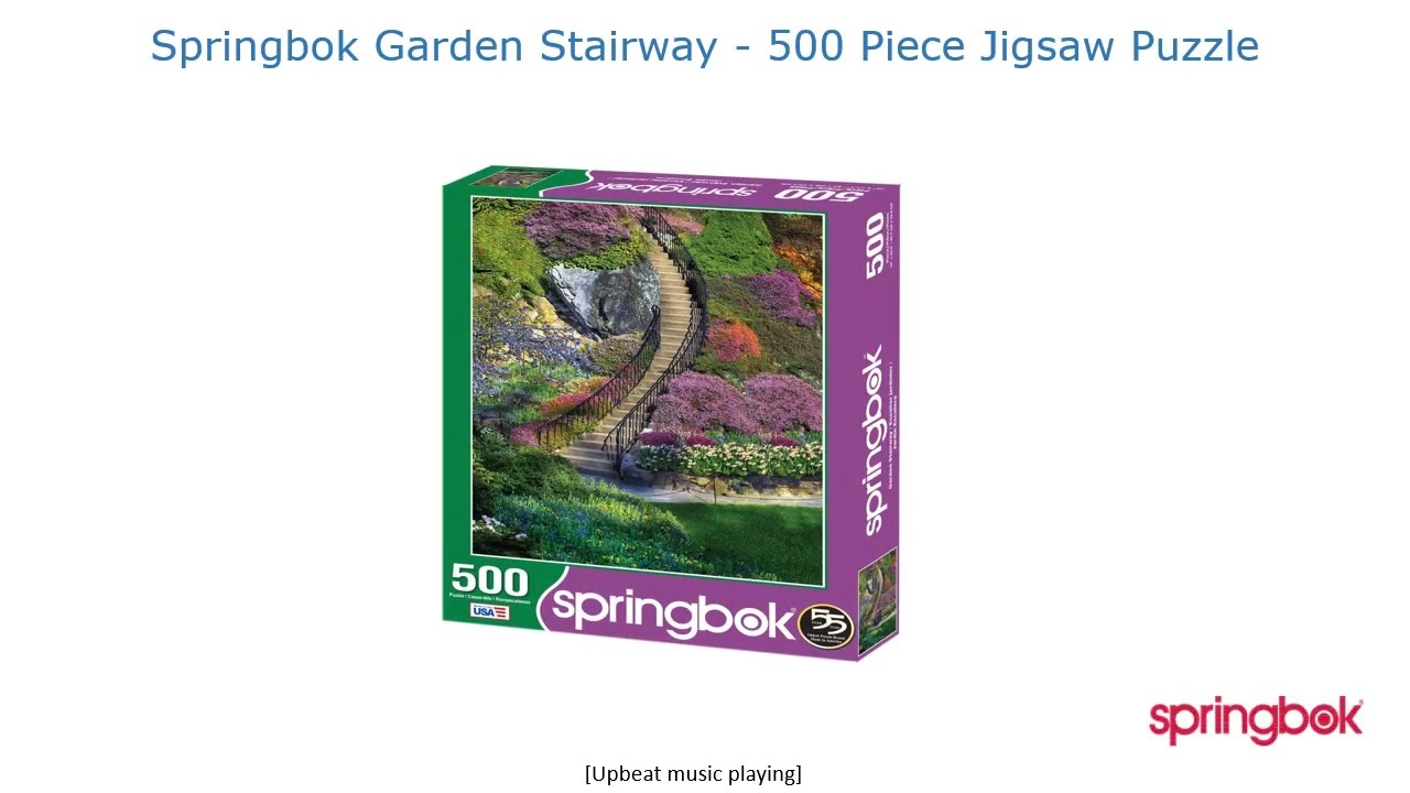 Snuffle Mat For Dogs Springbok Hometown 500-Piece Puzzle - Colorful Downtown Scene Jigsaw For Adults Springbok Puzzles