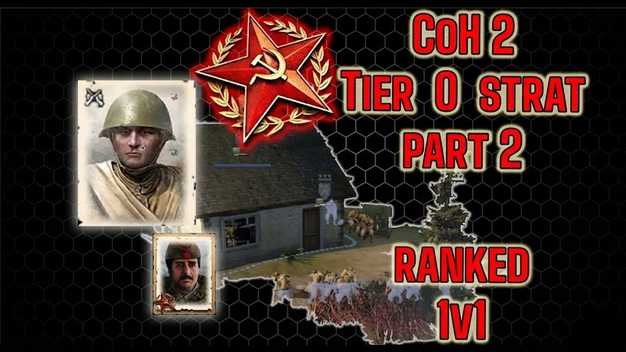 [CoH2] 1v1 Top 50 Conscript Spam with T0 builds feat. C0LDs44