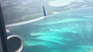 Delta Airlines Boeing 737-900er BEAUTIFUL TAKEOFF from Cancun & Inflight Service