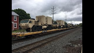 Military Train on the Norfolk Southern Harrisburg Line