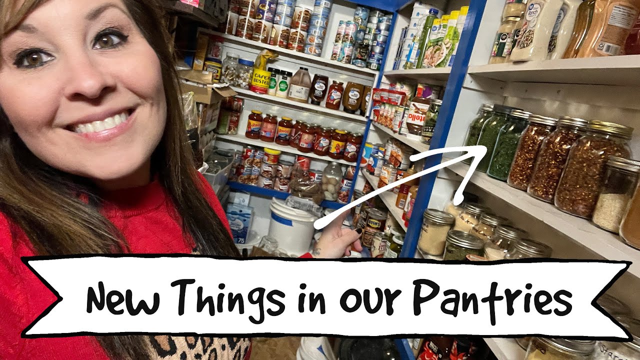 New Things in OUR Pantries Food Storage + Organize with Me Building
