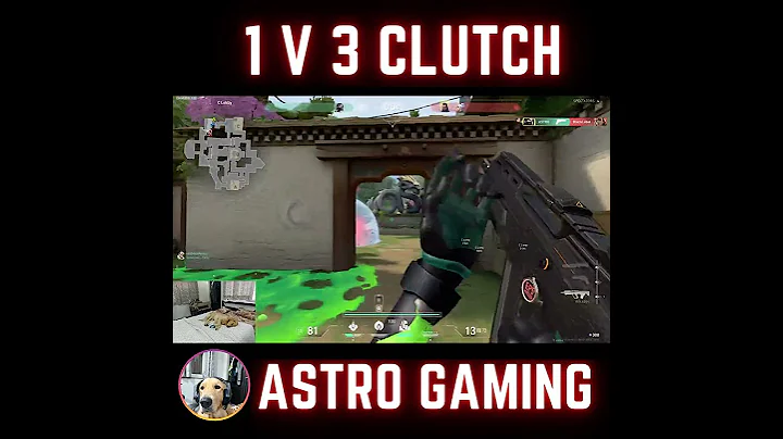 1 V 3 CLUTCH | #clutch #shorts #valorant #gaming #dog #sheriff #4k