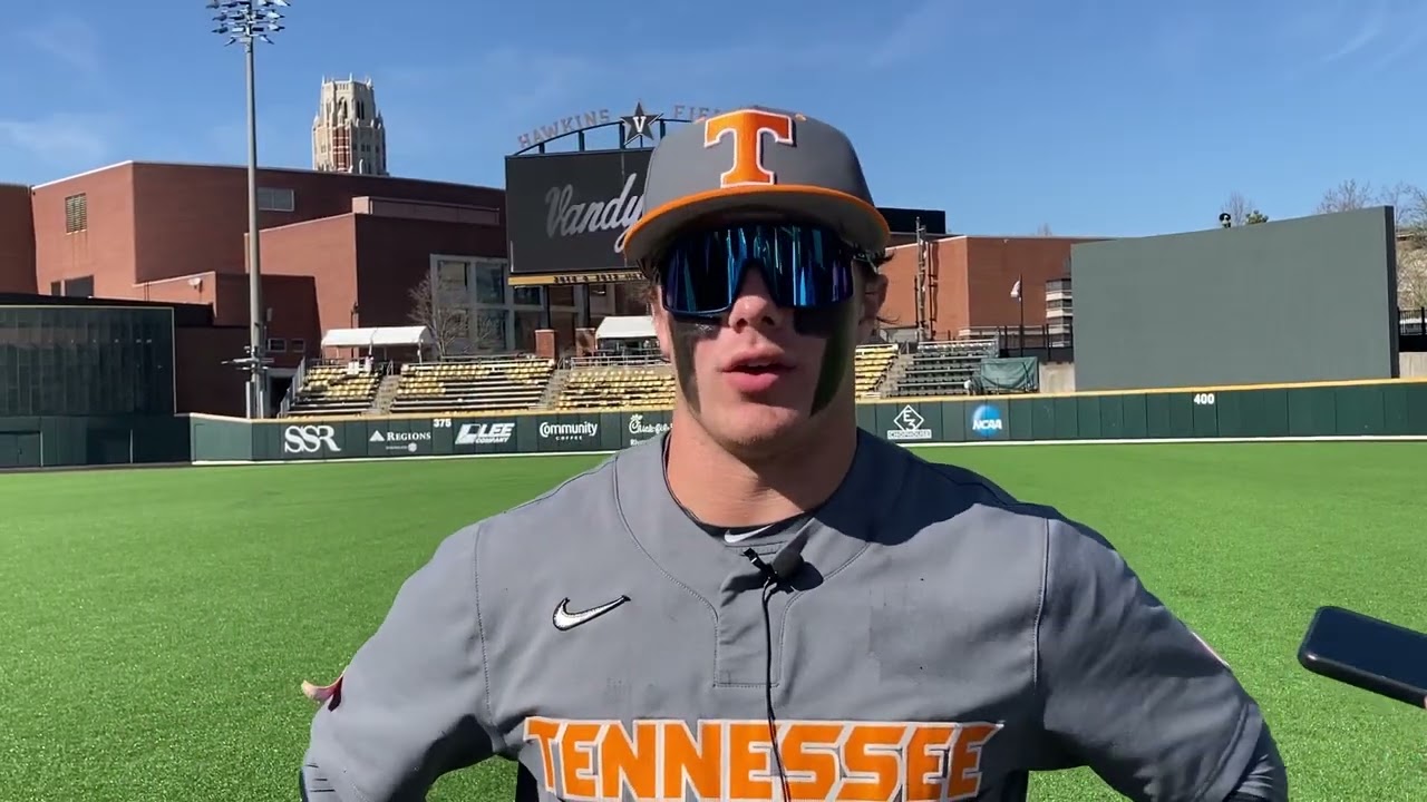 Tennessee OF Drew Gilbert Talks Stepping On Vanderbilt’s Throat