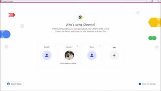 มาทำความคุ้นเคยกับหน้า Who's using Chrome