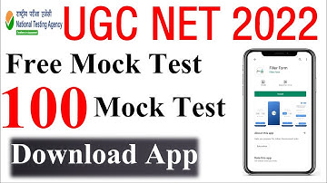 100 Free UGC NET Mock Test | UGC NET Free Mock Test | UGC NET 2022 | net exam mock test paper 1