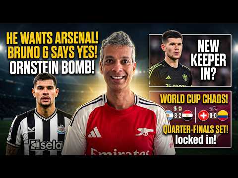 He Wants Arsenal! 🇧🇷 Bruno Guimaraes Seeks Move + Meslier Transfer & World Cup Knockouts